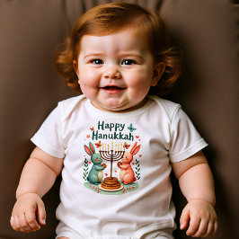 Hanukkah Liten Människor, Stort Ljus T Shirt