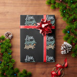 Hanukkah Live Laugh Latke Funny Helgdag Family Presentpapper<br><div class="desc">Hanukkah Live Laugh Latke Funny Helgdag Family</div>