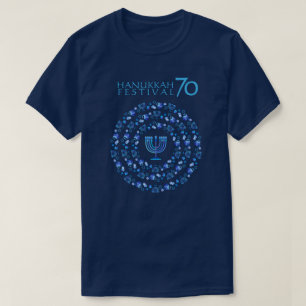 Hanukkah Ljus festival 70-årsdagen T Shirt