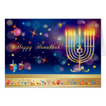 Hanukkah Ljus Festival Helgdag Menorah