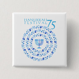 Hanukkah Ljus-festivalen i 75:e Knapp