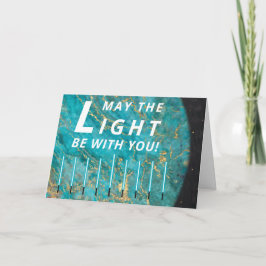 Hanukkah Ljus Greeting Card Inbjudan