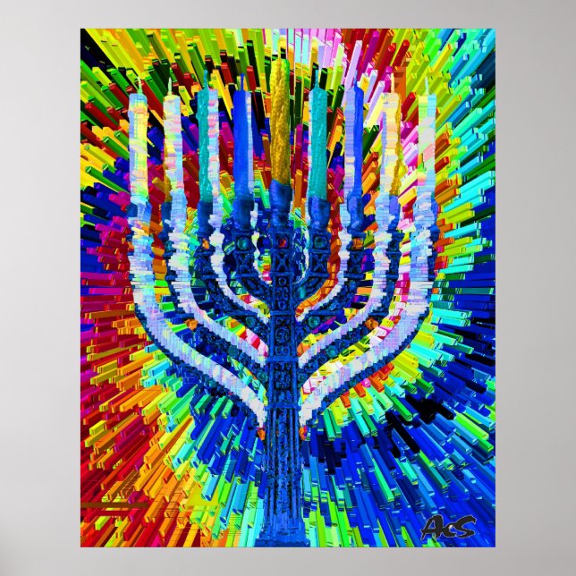 HANUKKAH LJUS POSTER (Framsidan)