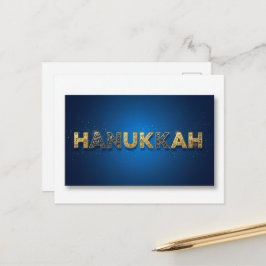 Hanukkah-ljus postkort vykort