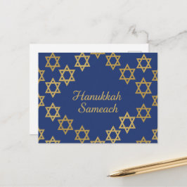 Hanukkah-ljus postkort vykort