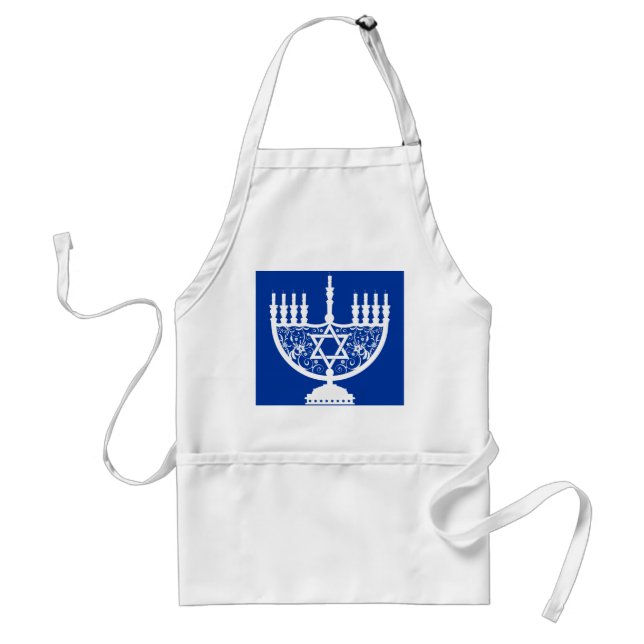 Hanukkah-ljusstake Förkläde (Framsidan)