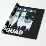 Hanukkah Llama jul Lycklig Llamakah Squad Cute Presentpapper<br><div class="desc">Lama alpaca Menorah-gåvor till kvinnor och manar,  tonåringar,  barn,  flickor,  pojkar som kärlek Hannukah,  Channukah Judiska Helgdagar,  Lycklig Llamakah,  judiska julstrumpor. Perfekt julklapp,  St. Nick,  nyår,  födelsedagspresent och andra helgdagar.</div>