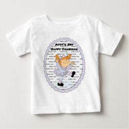 Hanukkah Lycklig Baby Bra Jersey T-Shirt