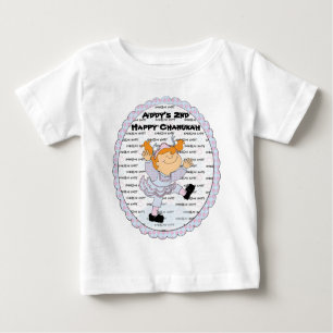 Hanukkah Lycklig Baby Bra Jersey T-Shirt