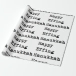 Hanukkah lycklig effing chanukahhanukkah presentpapper<br><div class="desc">Hanukkah lycklig effing chanukahhanukkah inpackning</div>