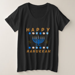 hanukkah lycklig hanukkah menorah chanukah kanaluk t shirt
