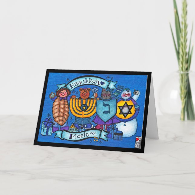 Hanukkah Magic Card Kort (Framsida)