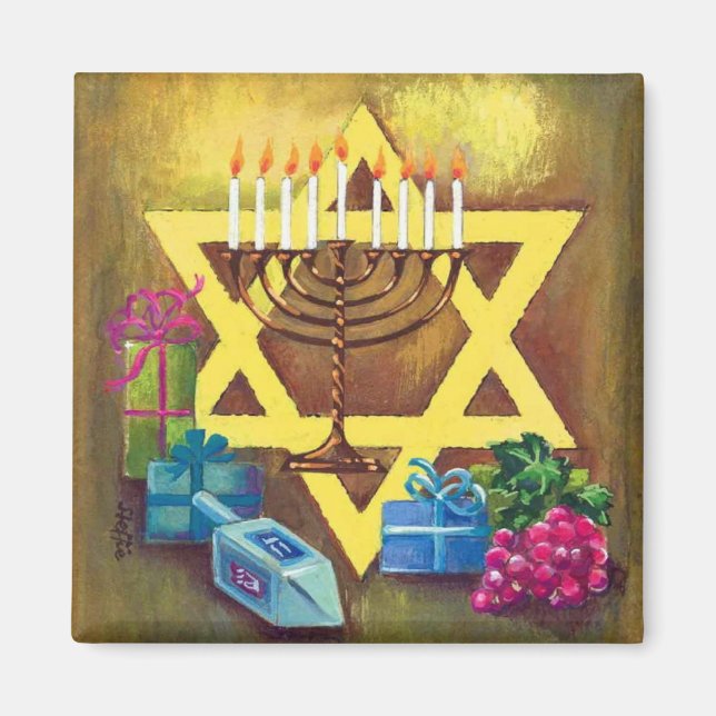 Hanukkah Magnet (Framsidan)