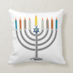 Hanukkah menora kudde