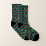 Hanukkah Menorah All-over-Print Socks Strumpor<br><div class="desc">En färglös Manar av Menorah eller kvinnors sock för Hanukkah</div>