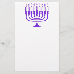 Hanukkah Menorah Brevpapper