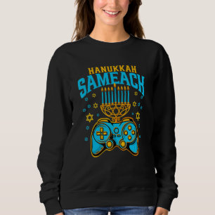 Hanukkah Menorah Gamer Video Games Chanukah Jewis T Shirt
