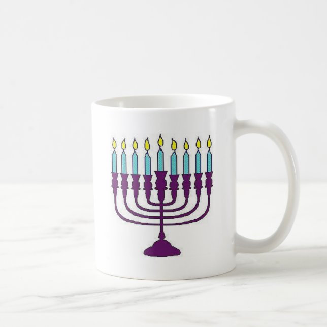 Hanukkah Menorah Kaffemugg (Höger)