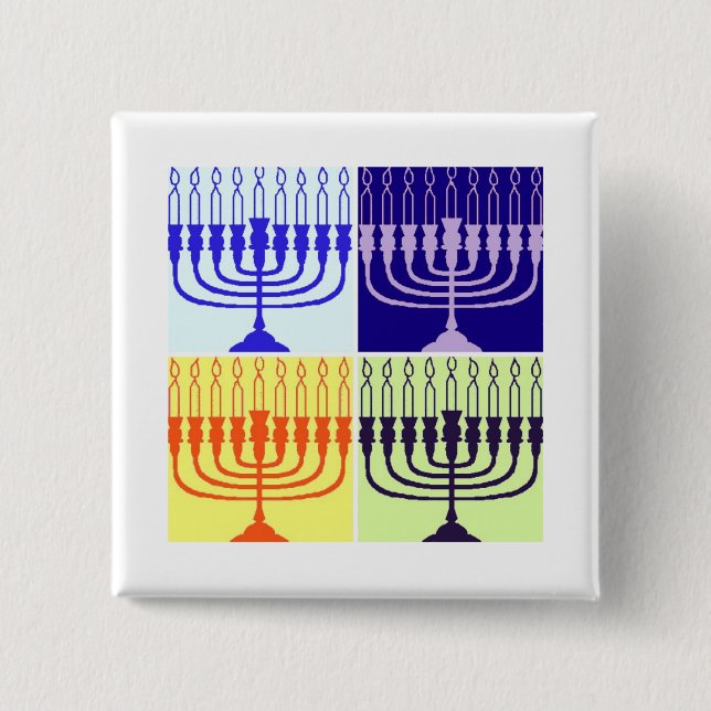Hanukkah Menorah Knapp (Framsida)