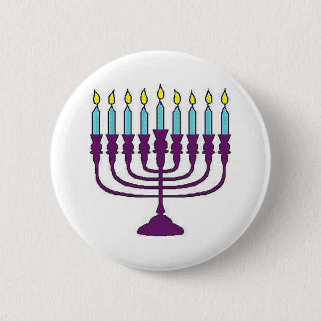 Hanukkah Menorah Knapp (Framsida)