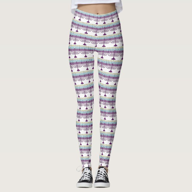 Hanukkah Menorah Leggings (Framsida)