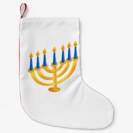 Hanukkah Menorah Liten Julstrumpa