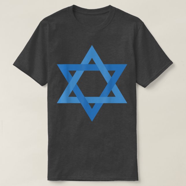 Hanukkah Menorah med David Png-stjärnan T Shirt (Design framsida)