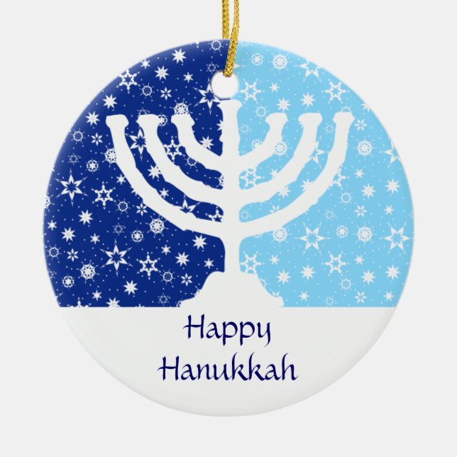 Hanukkah Menorah Ornament (Framsidan)