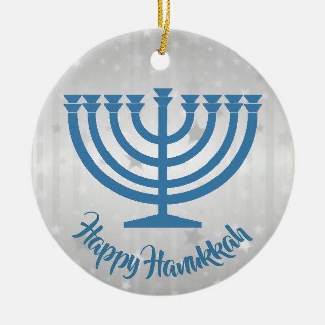 Hanukkah Menorah Ornament (Framsidan)