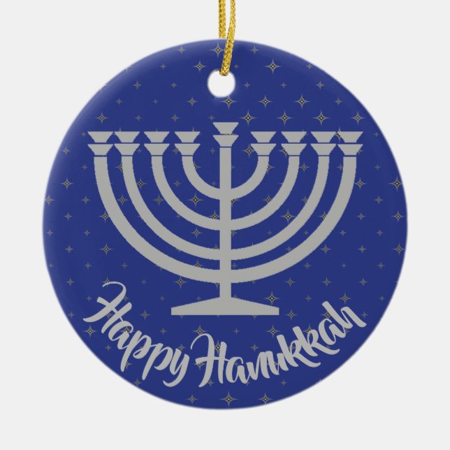 Hanukkah Menorah Ornament (Framsidan)