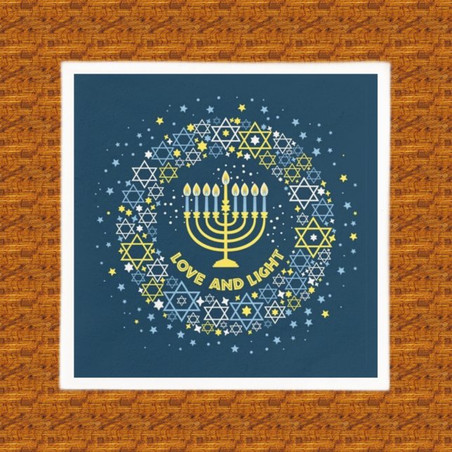Hanukkah Menorah Papper Napkins, Guest Towel Pappersservett (Skapare uppladdad)