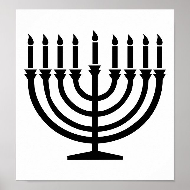 Hanukkah Menorah Poster (Framsidan)