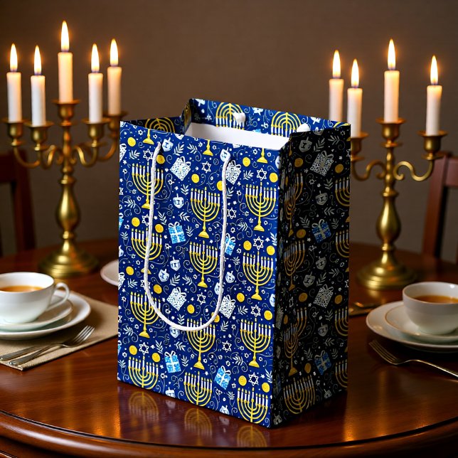 Hanukkah Menorah Presentpåse (Skapare uppladdad)