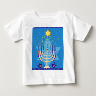 hanukkah menorah t-shirt