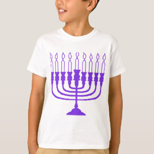 Hanukkah Menorah Tee Shirt