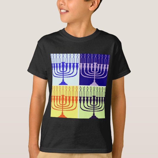 Hanukkah Menorah Tröja (Framsida)