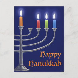 "Hanukkah Menorah." Vykort