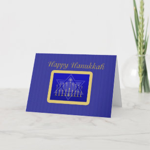 Hanukkah menorakort helgkort
