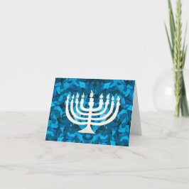 Hanukkah Mosaic Kort