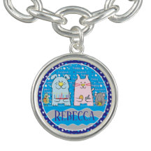 Hanukkah Mouse och Friends Charm Bracelet