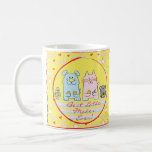 Hanukkah Mugg ’Best Latke Maker’<br><div class="desc">Lycklig Hanukkah mugg. "Best Latke Maker" Chanukah Mugg. Anpassa genom att ta bort och ersätta text med eget med ditt favoritteckensnitt stil, storlekt och färg. Skapa en enkel gåva genom att lägga till några godis till mugg, placera den i cellofane och bind den med en båge. Njut! Tack för att...</div>