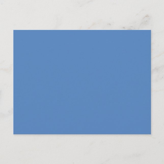 Hanukkah Muted Blue Solid Helgdag Background Helg Vykort (Framsida)