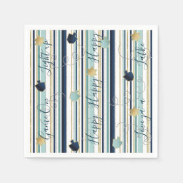 Hanukkah Napkin anpassar även den nya Eleganten Pappersservett