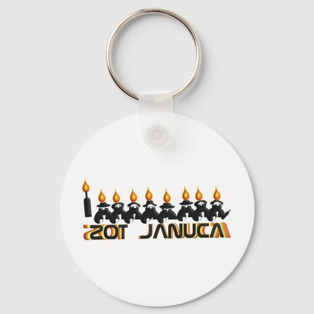 Hanukkah Nyckelring (Framsida)