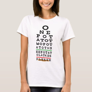 Hanukkah One Potato Two Latkes Basic TShirt T Shirt
