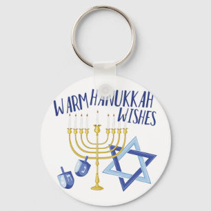 Hanukkah önskemål nyckelring