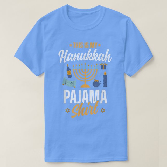 Hanukkah Pajama   Hanukkah  T Shirt (Design framsida)