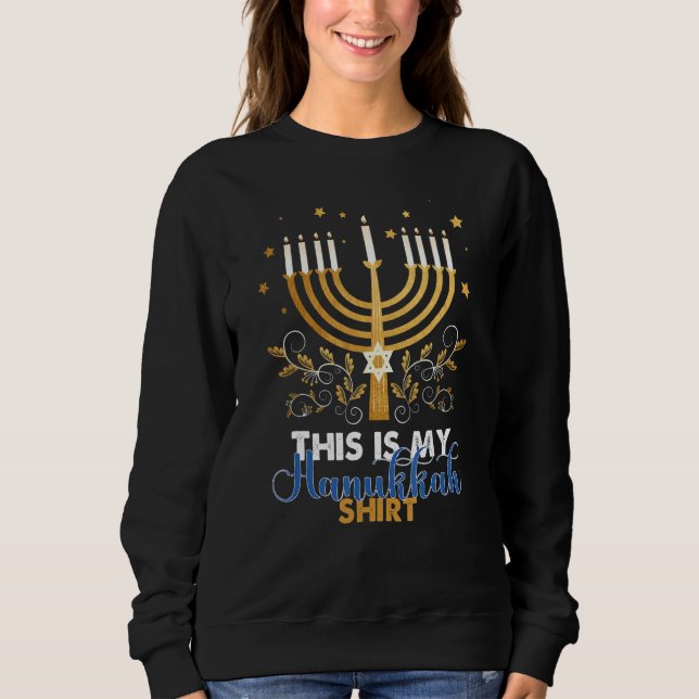 Hanukkah Pajama This is My Hanukkah  2022 T Shirt (Framsida)