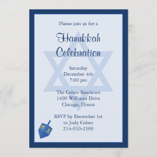 Hanukkah-partiets inbjudan