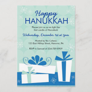 Hanukkah-partiets inbjudningar med gåvor